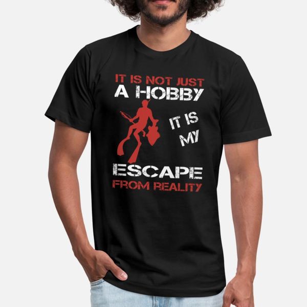 

iving it is my escape from reality t shirt men design tee shirt o neck loose fashion spring outfit shirt