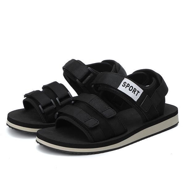 

uomo de herren roman playa da hombre sandalet beach sandles sandali summer work gladiators sandalen sandals outdoor sandalias, Black