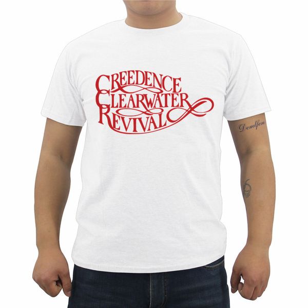 

creedence clearwater revival us southern rock 1970's t-shirt men's o-neck short-sleeve cotton t shirts summer male hip hop tees