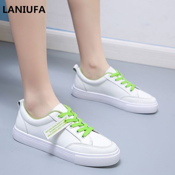 

new women shoes woman comfortable lace-up breathable casual flats walking shoes women vulcanize woman mujer zapatos, Black