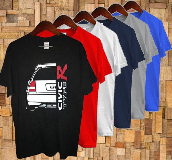 

новый логотип hon автомобиля civic type r ek9 2019 новый дизайн с коротким рукавом мода ретро уличная футболки