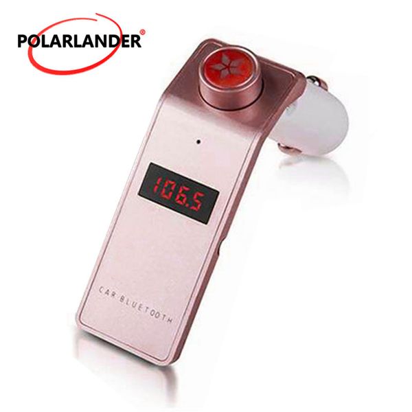 

bluetooth car kit fm transmitter hands auxmp3 player modulator with led display portable dual usb charger transmissor fm