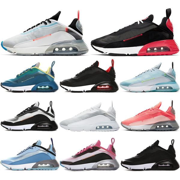 

new 2090s men women running shoes navy magente lava glow pure platinum duck camo mens trainers chaussures outdoor sports sneakers size 36-45