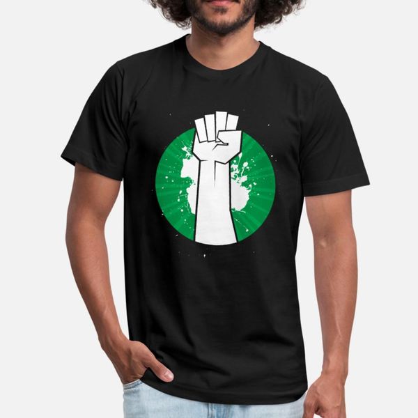 

nigeria fist t shirt men designing tee shirt s-xxxl costume sunlight authentic summer style pattern shirt