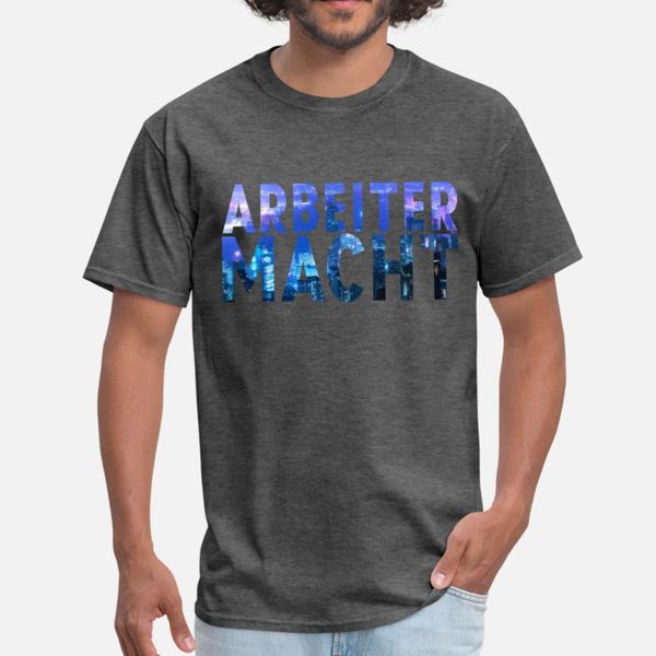 

arbeitermacht worker's power t shirt men customized tee shirt s-xxxl formal gift funny casual spring letters shirt