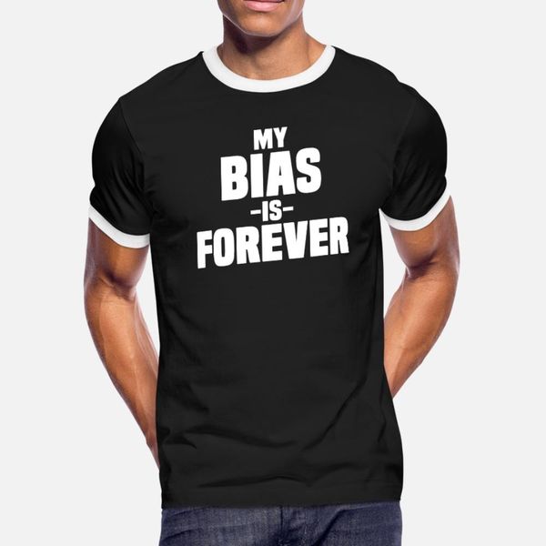 

my bias is forever funny k pop merchandise t shirt men knitted 100% cotton o neck pattern anti-wrinkle fashion spring pictures shirt