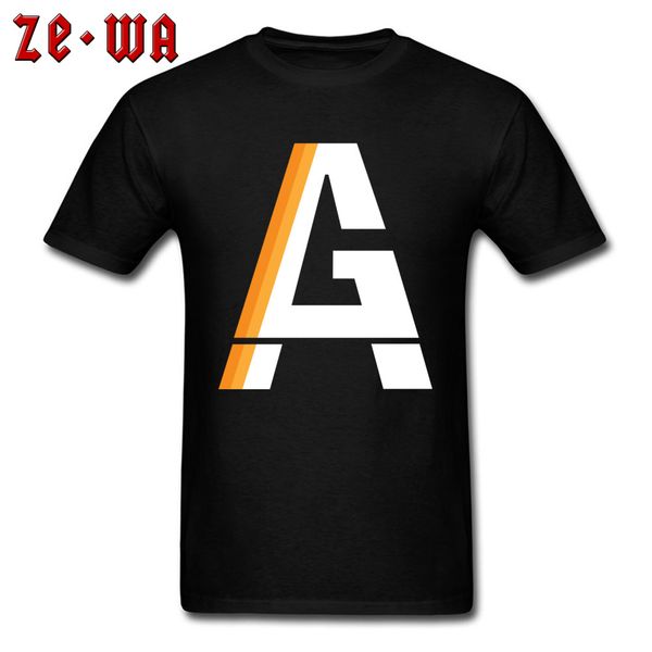 

custom cotton shirt a game logo image t shirts2018 fashion men's autumn t-shirts men regular crew neck tee shirt