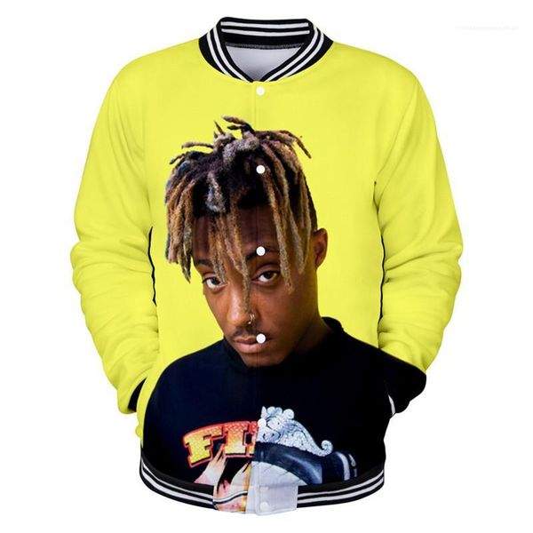 

digital print single breasted mens jackets casual males clothing juice wrld mens designer jackets fashion loose 3d, Black;brown