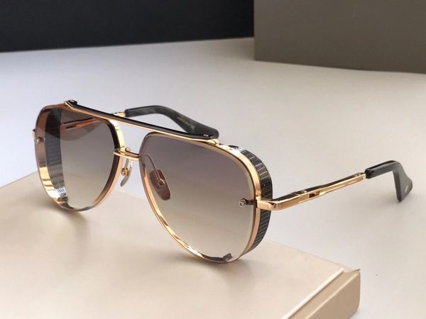 

men pilot sunglasses gold/brown shaded lens gafas de sol fashion sugnlasses glasses shades with case, White;black