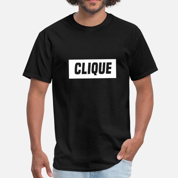 

clique t shirt men custom tee shirt size s-3xl slim loose basic summer cool shirt