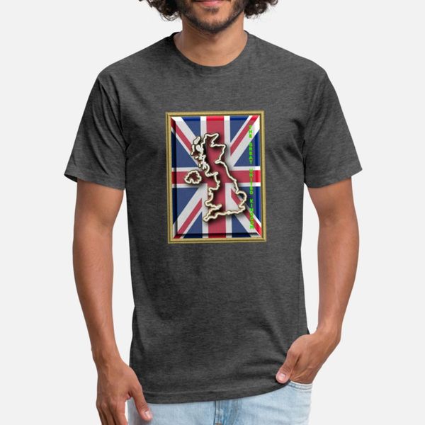 

the great united kingdom t shirt men customized 100% cotton round neck basic solid anti-wrinkle breathable spring formal shirt