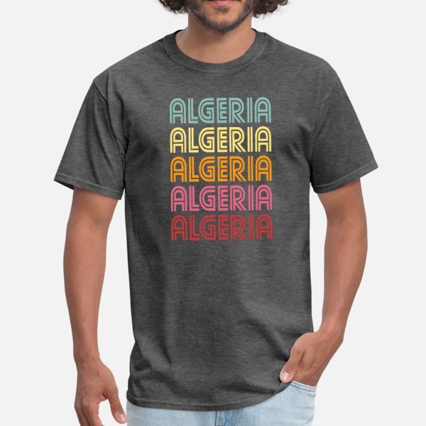 

algeria t shirt men famous tee shirt s-3xl natural famous breathable spring unique