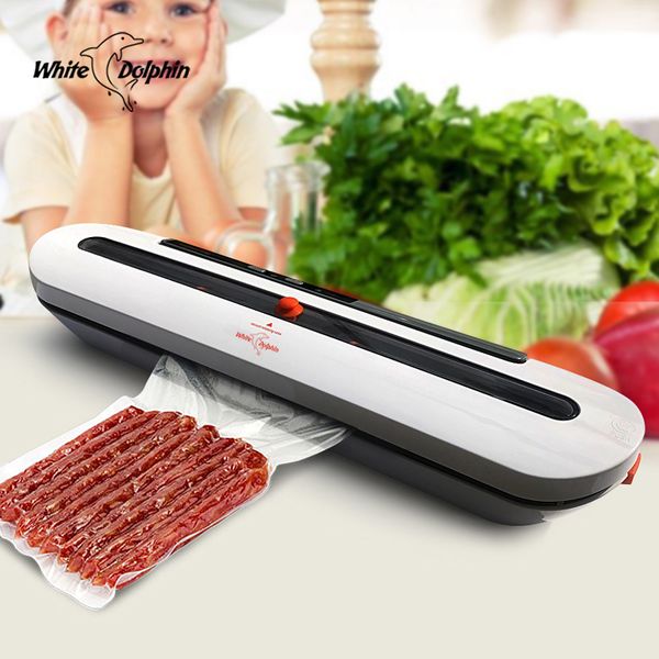

vacuum food sealing machine electric sealer packaging for home kitchen including 10pcs saver bags commercial