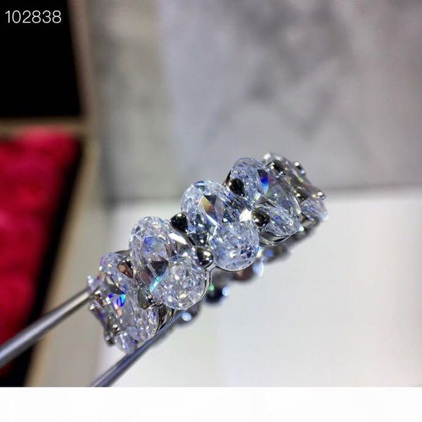 

luxury classic deisnger s925 sterling silver zircon water drop statemtent layers wedding ring for women jewelry