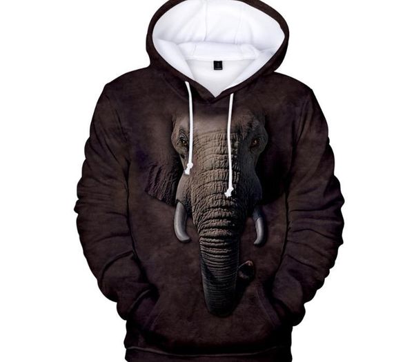 

orangutan tiger 3d hoodies casual men women animal sweatshirt harajuku oversized 3d hooded streetwear men's, Black
