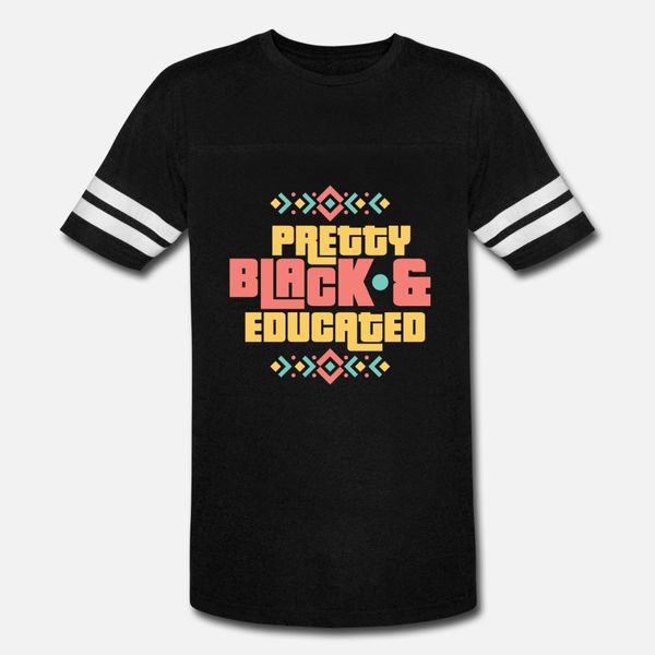 

pretty black educated 90s style gift design t shirt men print 100% cotton round collar solid color fit building summer style leisure shirt