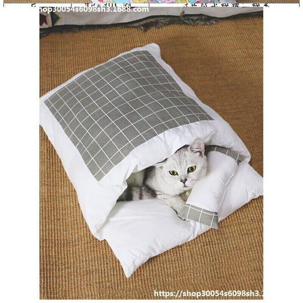 

cat bed cat blanket sleeping bag heating nest japanese style and sleeping bag pet small dogs blanket winter protection