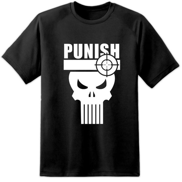 

2019 new summer tee shirt the punisher movie character t shirt (s-3xl) iron man captain america casual t-shirt