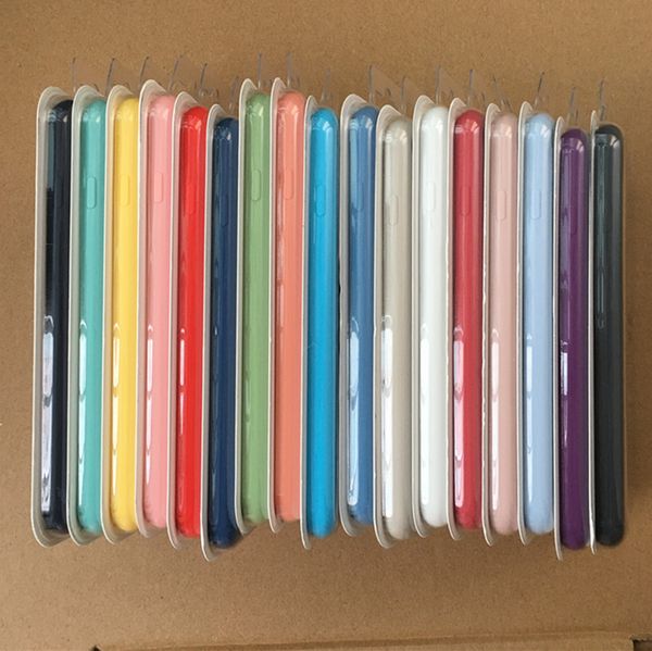 

for ip 11 11pro max 12 silicone case original style liquid silicon rubber cases with retail boxes for iphone x 6 6s 7 8 plus xs max xr 12