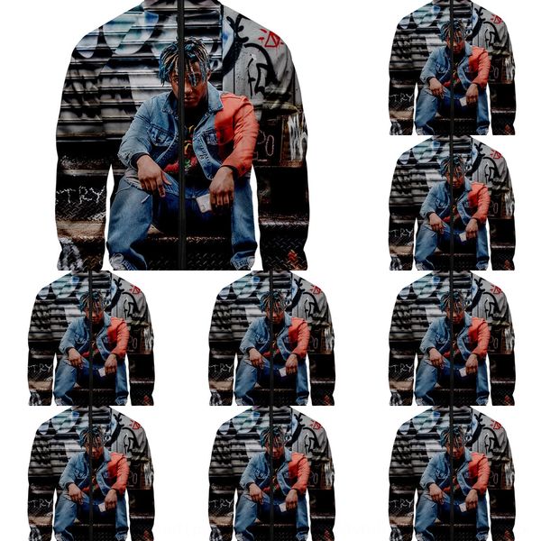 

2020 new fashion american rapper juice wrld casual 3d stand collar 2020 new fashion american rapper sweater sweaterjuice wrld casual 3d stan, Black