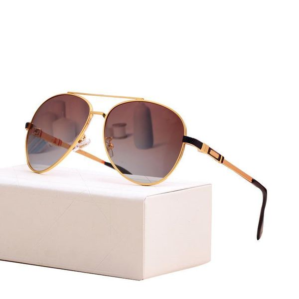 

2020 fashion mens designer luxury polarized sunglasses man design fashion male sun glasses uv400 driving sunglasses for men with box, White;black