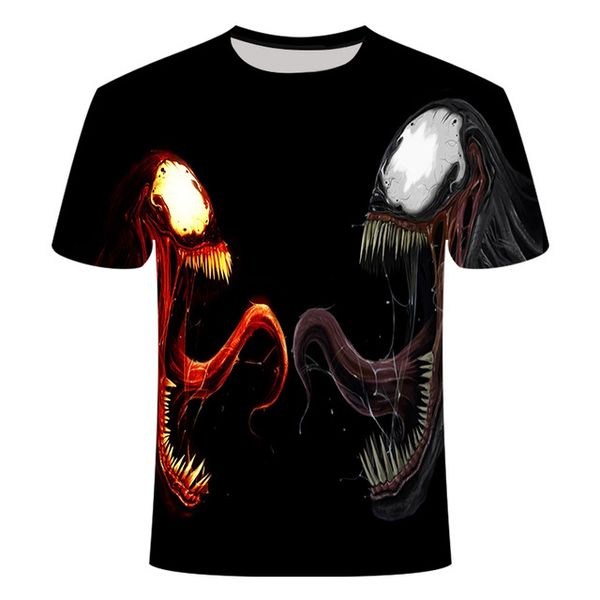 

venom men male weight lifting base layer 3d print shirts comics kawaii aesthetic men clothing