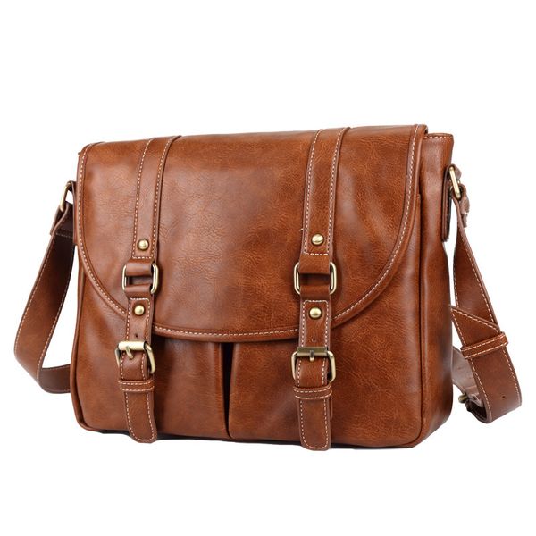 

gumst brand handbag men's cowhide leather shoulder bag quality men messenger bags crossbody for men briefcase bags