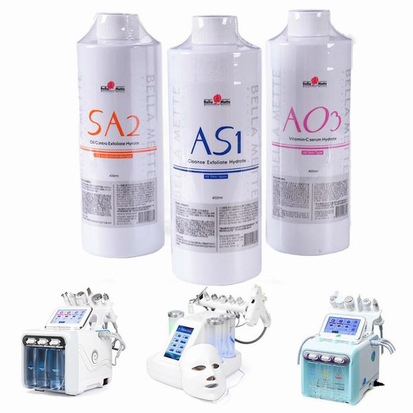

aqua peeling solution 3 bottles as1 sa2 ao3 aqua facial serum hydra hydro facial peeling for normal skin microdermabrasion liquid
