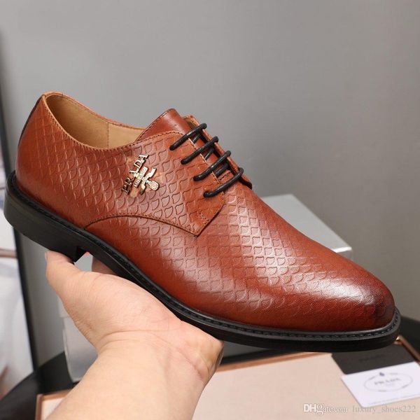 

2020 designer saffiano leather oxford shoes designer handmade leather shoes fashionable comfortable wild size 38-45ab