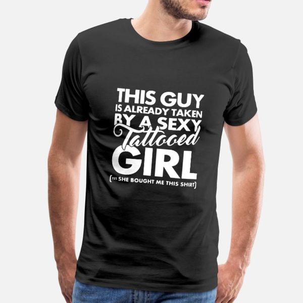 

tattooed girl t shirt men design 100% cotton round collar basic solid fitness comfortable spring autumn outfit shirt
