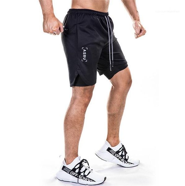 

mens beach shorts letter print short trousers with pockets quick drying running mens shorts drawstring knee length training, White;black