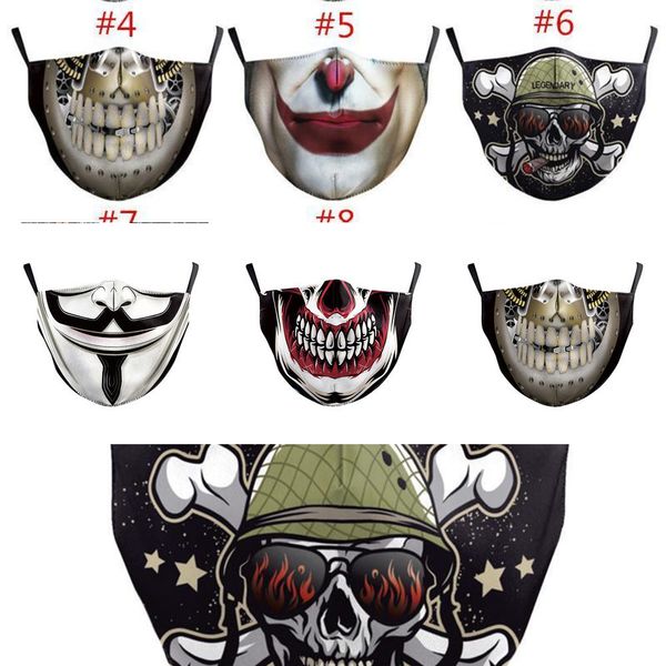 

halloween masks designer digital face fashion print masks men masquerade party joker face a5rr1