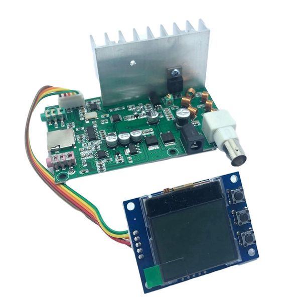 

собранный 0.5w-7w радиостанция fm-передатчик pll стерео цифровой частоты + жк-цифровой дисплей с регулируемым объемом