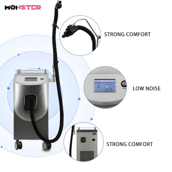 

skin cooler machine cold air cooler cryo therapy pain reduce for laser treatment skin cooling cryo air skin cooler machine