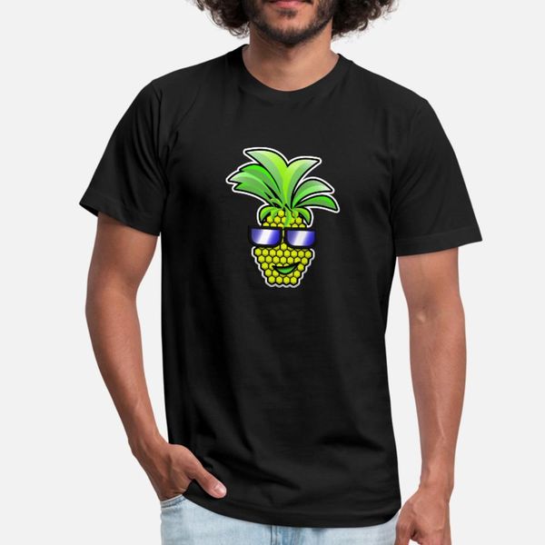 

cool pineapple t shirt men designer tee shirt o neck clothes gift humor summer leisure shirt