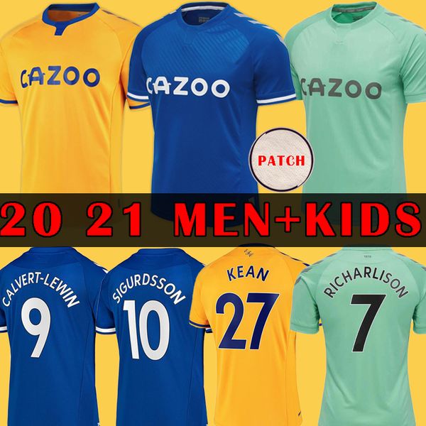 

20 21 soccer jersey 2020 2021 home away football shirts men kids kit uniforms, Black;yellow