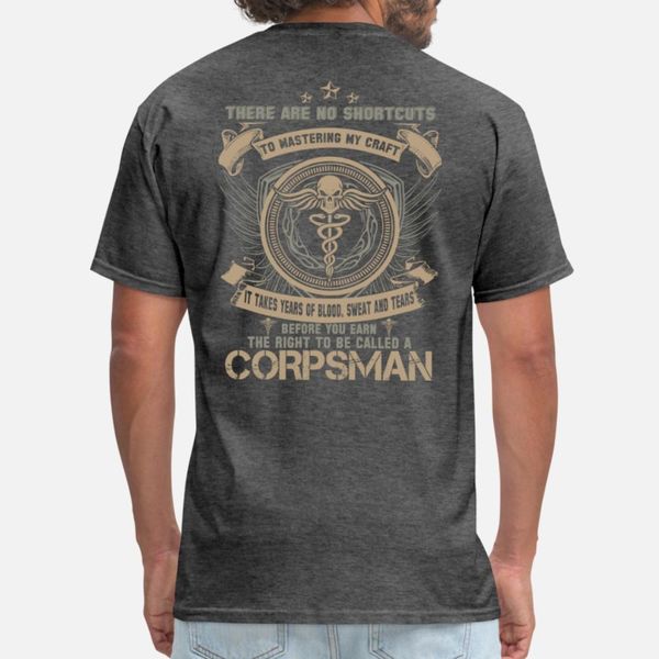 

corpsman t shirt men designing tee shirt round collar male fit funny summer formal shirt