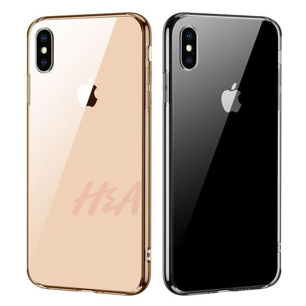 

ha роскошные стекла чехол для iphone xs max хг x случаи ультра тонкий прозрачный заднее стекло чехол для iphone xs max sqcpmx cases2010