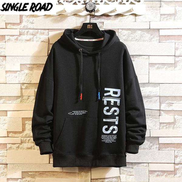 

singleroad mens hoodies men 2020 autumn oversized hip hop harajuku japanese streetwear sweatshirts sweatshirt black hoodie men