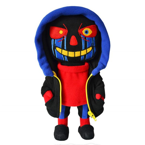 

25cm undertale plush toy zombie toy errortale plush doll sans designer soft stuffed plush doll toys for children christmas gifts lj200808