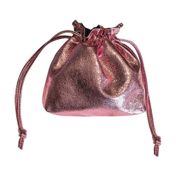 

women's fashion wild diagonal bags soft shoulder bag bucket mini bag string elegant bundle pocket bolsos mujer 2020 versatile #7