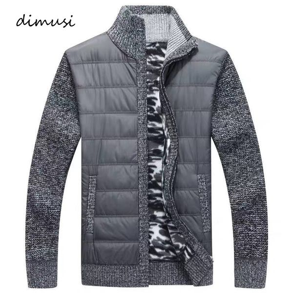 

dimusi winter men's sweater fashion turtleneck stand collar sweater jackets men slim fit thick warm knitted pullovers clothing, White;black