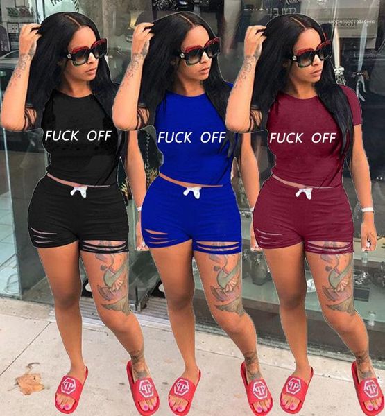 

2 шт нижнее спорт стиль женская одежда летние женские женские костюмы письмо printed сплошной цвет женщин, Gray