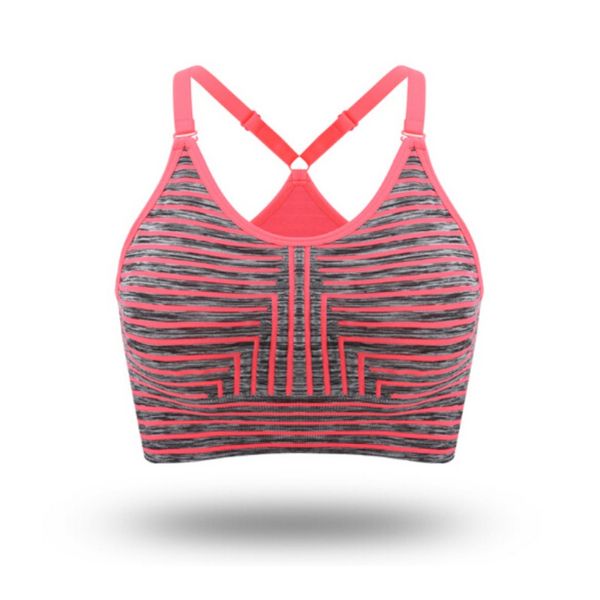 

fitness sport bras woman's new pro padded compression sports bra sportswear spaghetti strap printed yoga bra pro, White;black