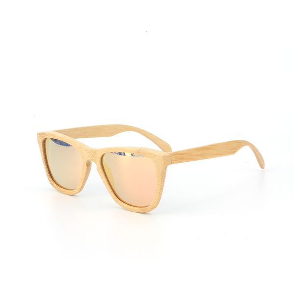

2020 new design custom eyewear mirror sun glasses uv400 protect natural wood bamboo polarized sunglasses xt77, Silver
