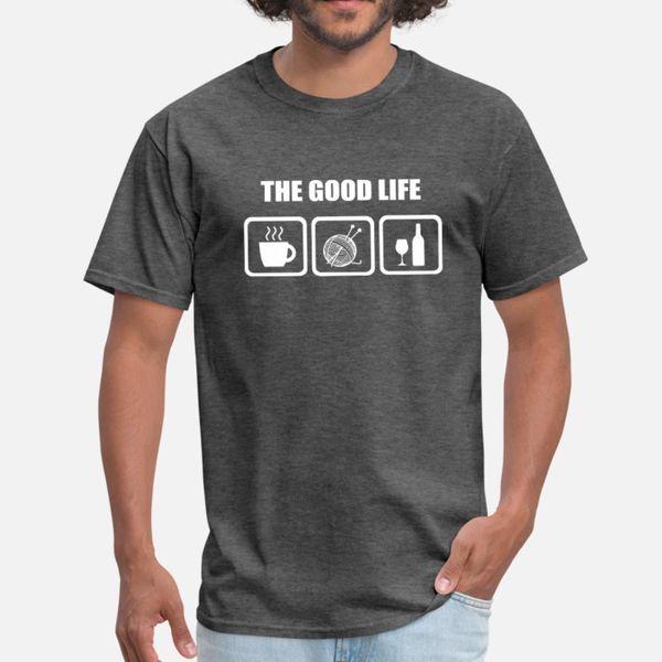 

funny knitting t shirt men printed cotton s-xxxl trend sunlight comical spring letters shirt