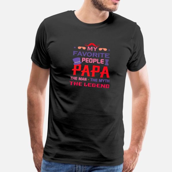 

my favorite papa t shirt men designing cotton size s-3xl clothes gift basic spring autumn letters shirt