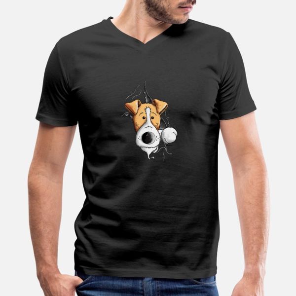 

finn the fox terrier t shirt men design tee shirt s-3xl pictures fitness casual spring unique shirt