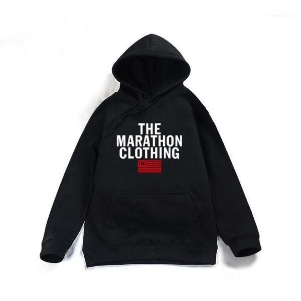 

marathon hoodies autumn rip rapper harajuku sweatshirts mens clothing nipsey hussle the, Black