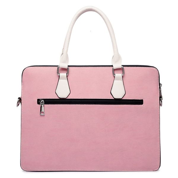 

men briefcase women nylon lapbag pink black gray fashion casual shoulder handbags messenger bags